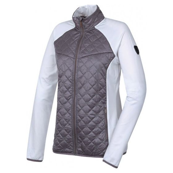 Load image into Gallery viewer, Hannah Outdoorvest Elsa dames polyester wit grijs maat 36

