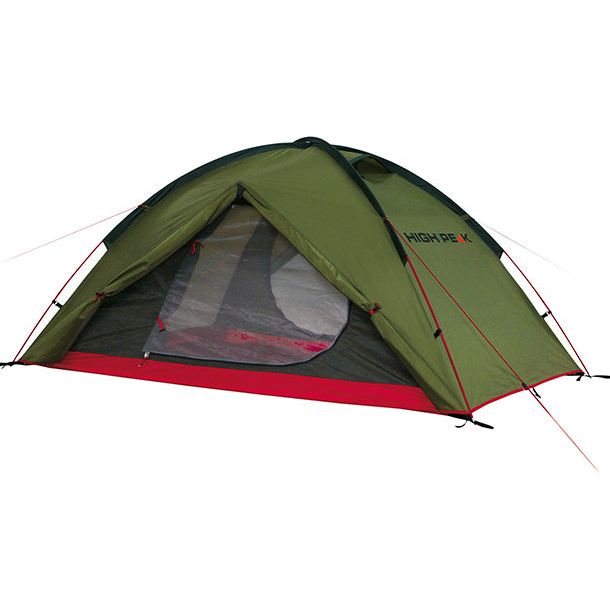 Load image into Gallery viewer, High peak Koepeltent Specht 3-persoons 340 x 190 x 110 cm groen
