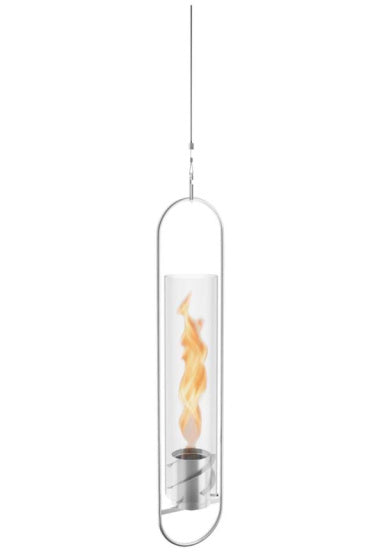 Load image into Gallery viewer, Höfats Spin 90 sfeerlantaarn hangend 120 cm RVS zilver
