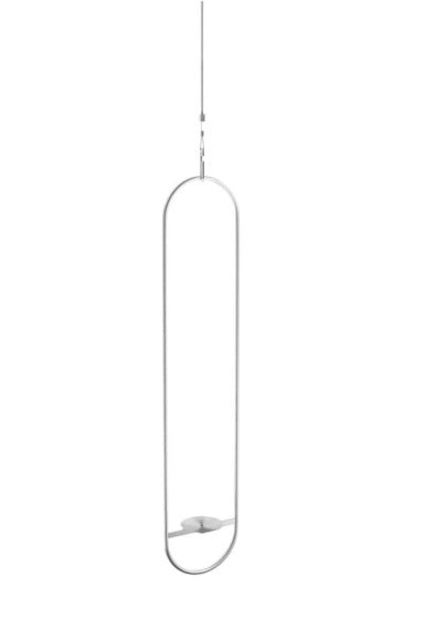 Load image into Gallery viewer, Höfats Spin 90 sfeerlantaarn hangend 120 cm RVS zilver
