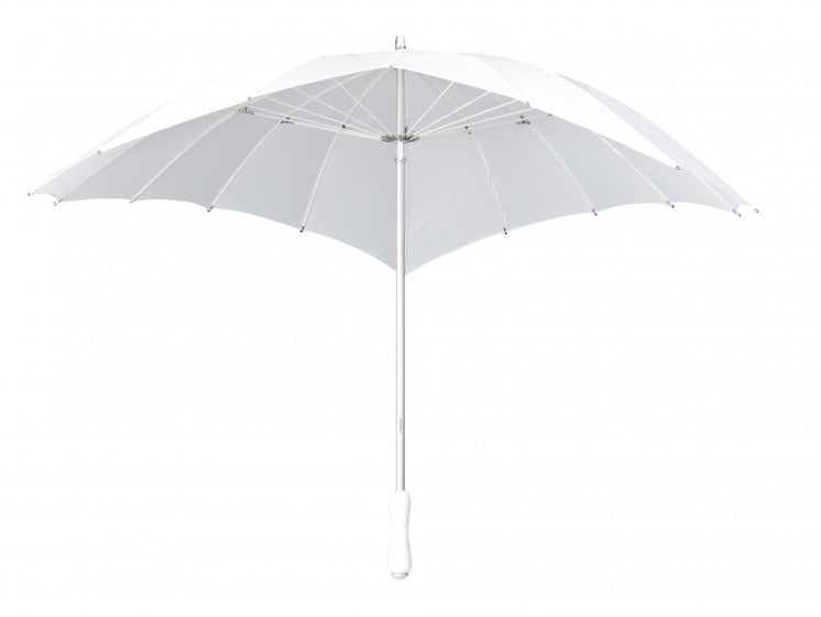 Load image into Gallery viewer, Falcone Paraplu hartvormig 110 cm polyester wit
