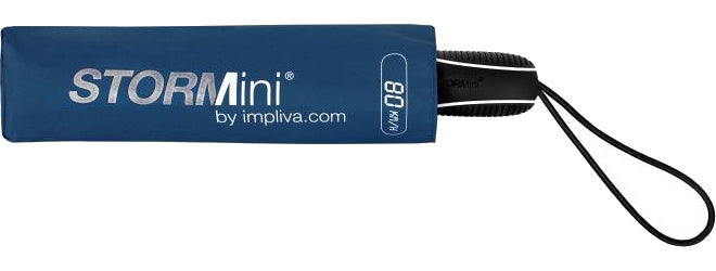 Load image into Gallery viewer, Impliva STORMini Aerodynamische Stormparaplu Ø 90 cm Blauw
