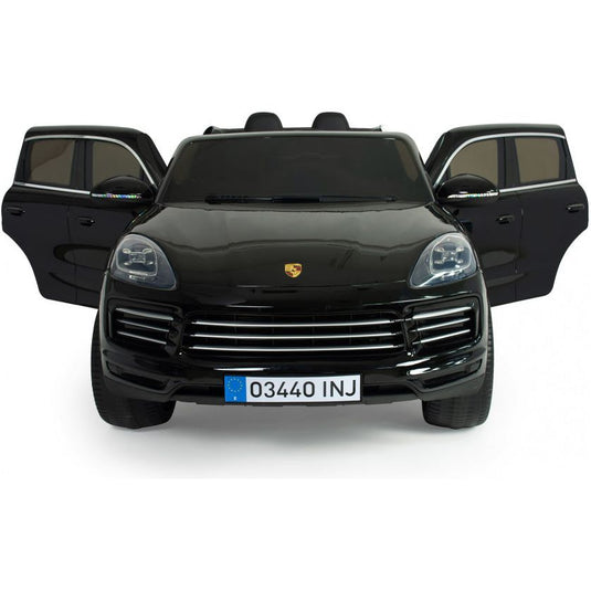 Injusa Porsche Cayenne S Elektrische Kinderauto 12V Zwart