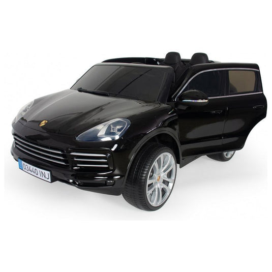 Injusa Porsche Cayenne S Elektrische Kinderauto 12V Zwart