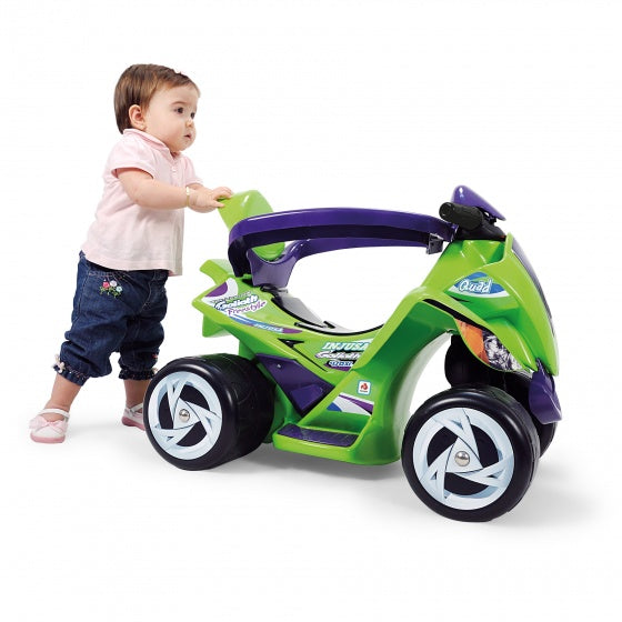Load image into Gallery viewer, Injusa Loopauto quad 98 cm groen paars
