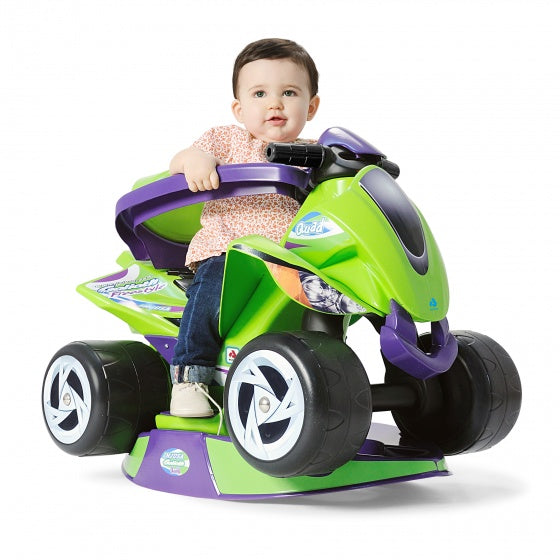 Load image into Gallery viewer, Injusa Loopauto quad 98 cm groen paars
