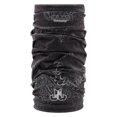 Jail jam Nekwarmer Tube polyester elastaan zwart maat one-size