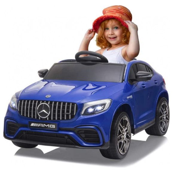 Load image into Gallery viewer, Jamara Mercedes-AMG GLC 63 S accuvoertuig junior 115 cm blauw
