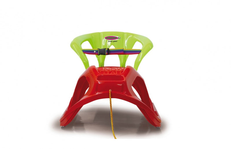 Load image into Gallery viewer, Jamara Snow Star slee met rugleuning 90 cm rood
