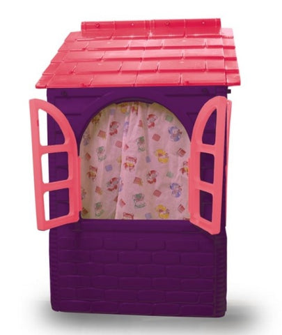 Little Home speelhuis 130 x 78 cm paars roze
