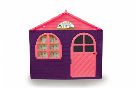 Little Home speelhuis 130 x 78 cm paars roze