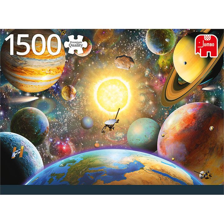 Load image into Gallery viewer, Jumbo Premium Floating in Outer Space legpuzzel 1500 stukjes
