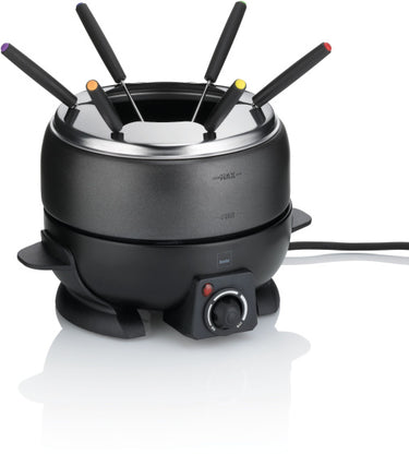 Kela Simplon elektrische fondueset 6 personen 1,7L zwart