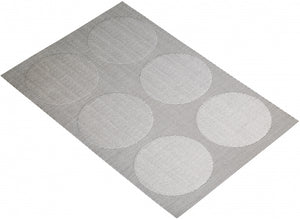 Kitchencraft Placemat 30 x 45 cm PVC polyester zilvergrijs