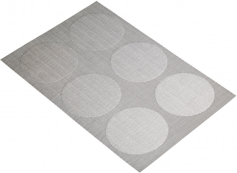 Load image into Gallery viewer, Kitchencraft Placemat 30 x 45 cm PVC polyester zilvergrijs
