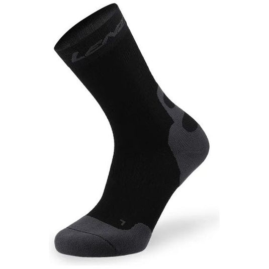 Lenz Sokken Compression 7.0 Mid merinowol zwart maat 42-44