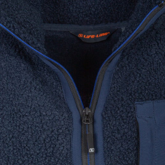 Life line Artic Sherpa Fleece Jack heren blauw maat XXL