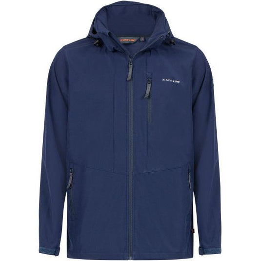 Life line Hidde Softshell Jas Heren Blauw Maat M (46)