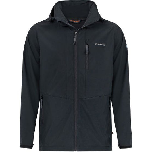 Life line Hidde softshell jas heren zwart maat M