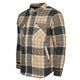 Life line Jervis Padded Flannel Shirt heren beige maat 4XL