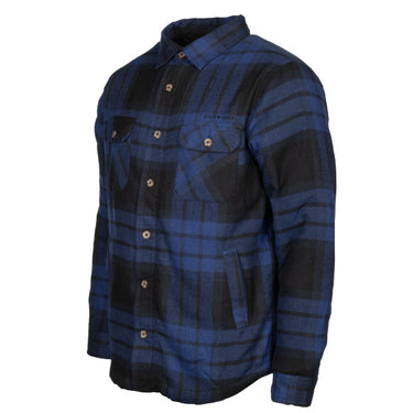 Life line Jervis Padded Flannel Shirt heren blauw zwart maat XXL