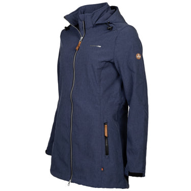 Life line Kya softshell parka dames donkerblauw maat XXL