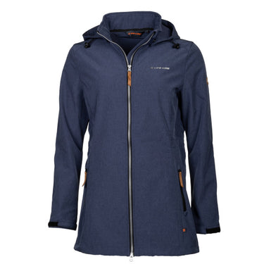 Life line Kya softshell parka dames donkerblauw maat XXL