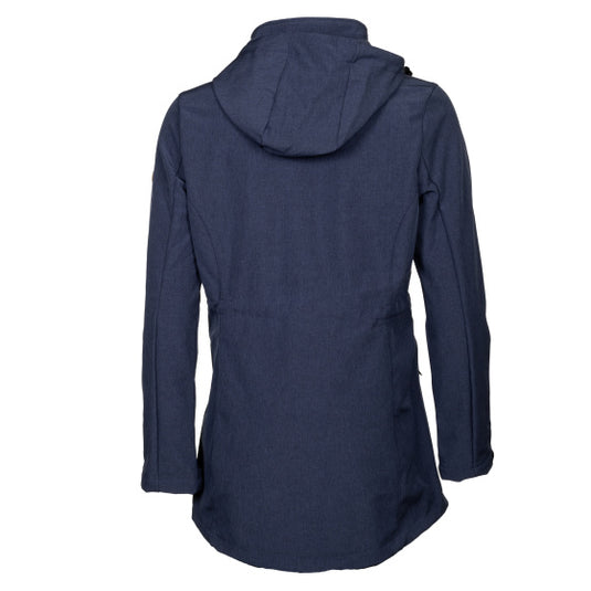 Life line Kya softshell parka dames donkerblauw maat 3XL