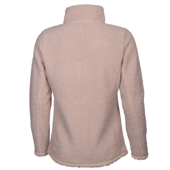 Load image into Gallery viewer, Life line Lorne Sherpa Fleecejas dames beige maat L
