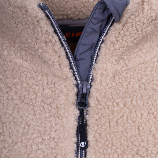 Life line Lorne Sherpa Fleecejas dames beige maat M
