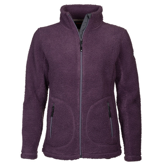 Load image into Gallery viewer, Life line Lorne Sherpa Fleecejas dames paars maat 4XL
