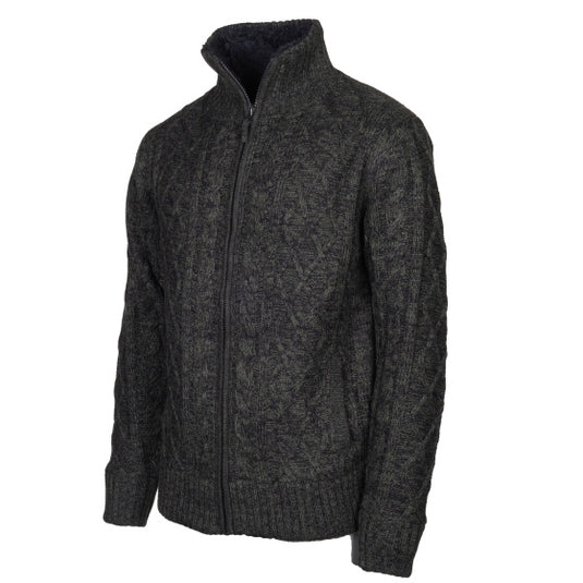 Life line Morgan 2 Morgan knit full zip heren groen maat 4XL