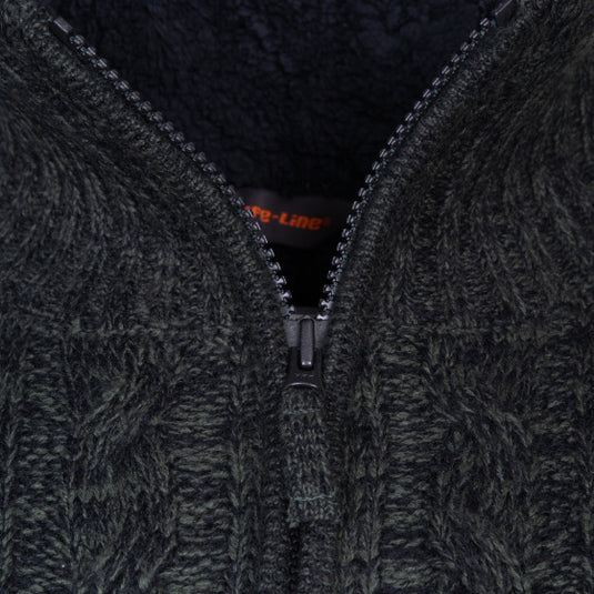 Life line Morgan 2 Morgan knit full zip heren groen maat 3XL
