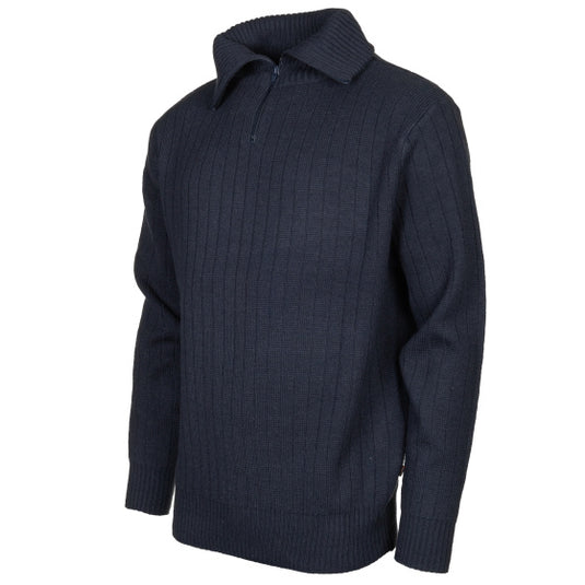 Life line PL Kotterstrui heren knit half zip blauw maat XXL