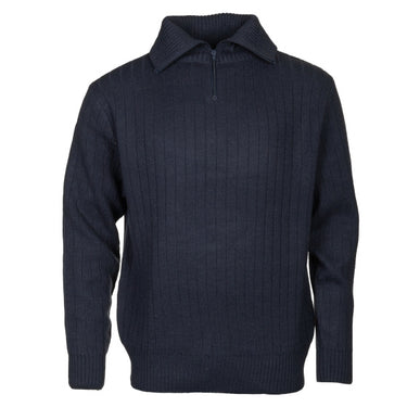 Life line PL Kotterstrui heren knit half zip blauw maat M