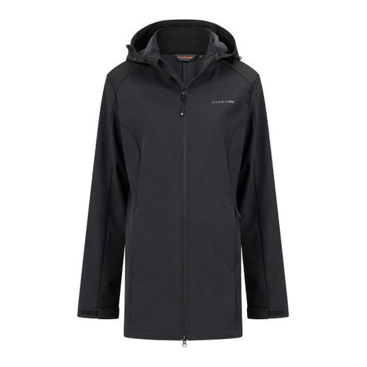 Life line Wellington Softshell Parka dames zwart maat XXL