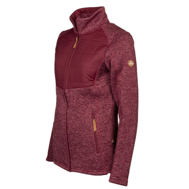 Life line Willemijn fleecevest dames bordeaux maat 4XL