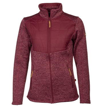 Life line Willemijn fleecevest dames bordeaux maat 3XL