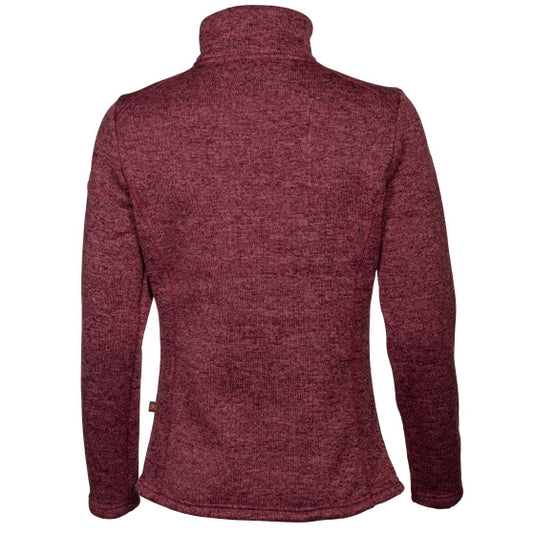 Life line Willemijn fleecevest dames bordeaux maat S
