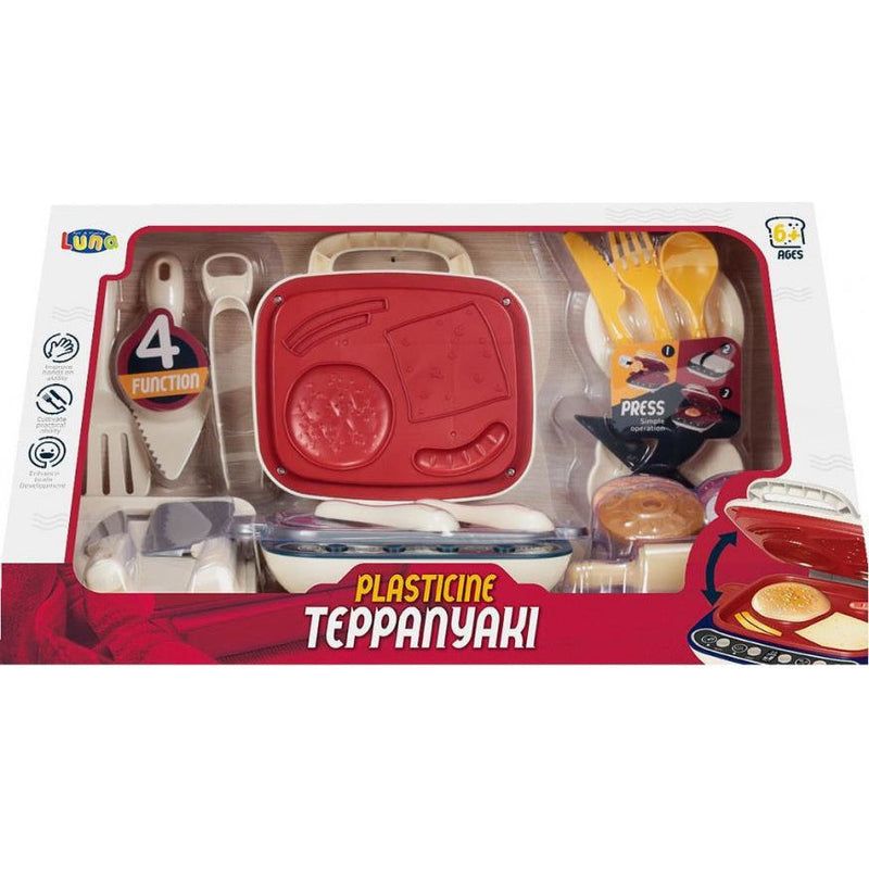 Load image into Gallery viewer, Luna Teppanyaki speelset junior 20-delig wit rood
