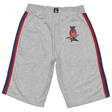 Max buddies Short Vito jongens polykatoen grijs maat 164