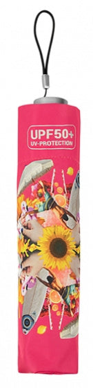 Load image into Gallery viewer, Minimax Paraplu UPF50+ 92 cm polyester zwart roze
