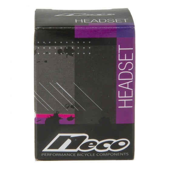 Load image into Gallery viewer, Neco Half-Cartridge-Ahead Balhoofdstel Staal 1 1 8 Inch Zwart

