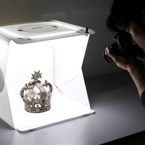 Load image into Gallery viewer, Orangemonkie LED Opnametent Foldio2 Plus 38x38x38 Opvouwbaar
