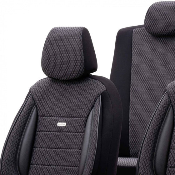 Load image into Gallery viewer, Otom Stoelhoezenset SelectedFit Sports 2 mm zwart 11-delig
