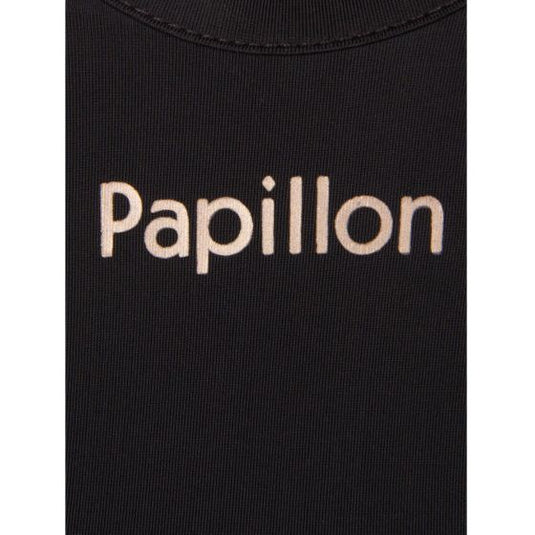 Papillon Fitness shirt s sl v-neck dames zwart maat M