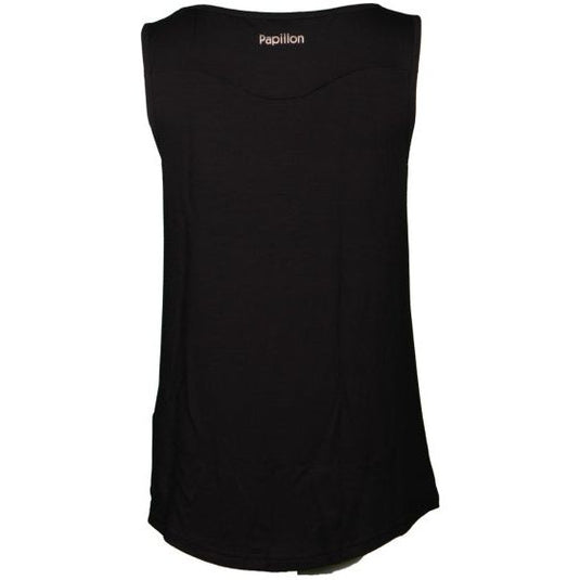 Papillon Singlet fitness shirt dames zwart maat L