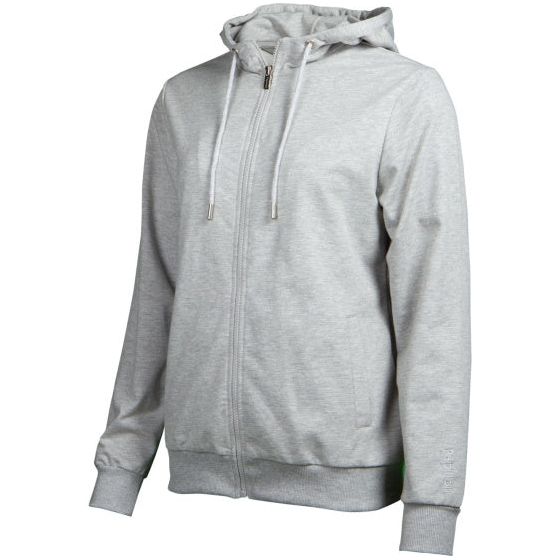 Load image into Gallery viewer, Papillon Sweat hooded vest dames grijs maat M
