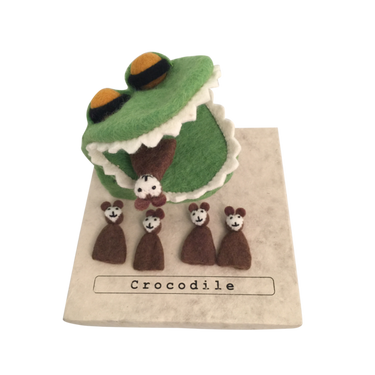 Papoose Toys Papoose Toys Crocodile 5 cheeky monkeys