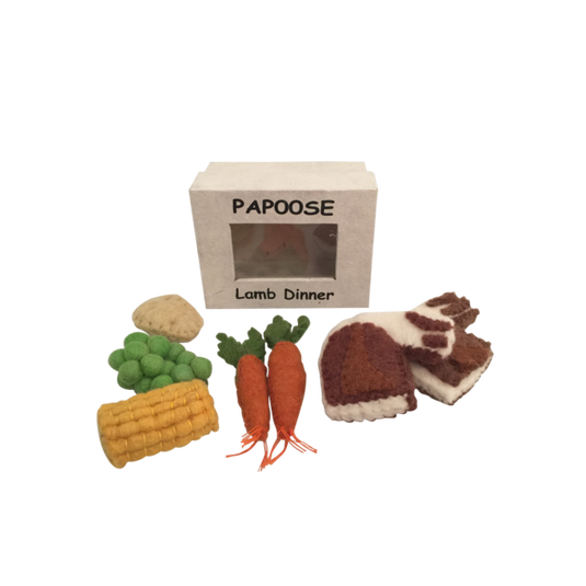Papoose Toys Papoose Toys Felt Food Lamb Dinner